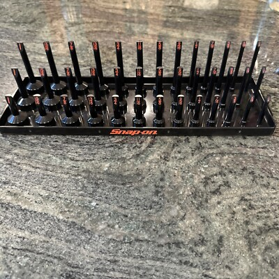 #ad Snap On ka383frbk 3 8quot; sae post 3 row socket tray black $60.75