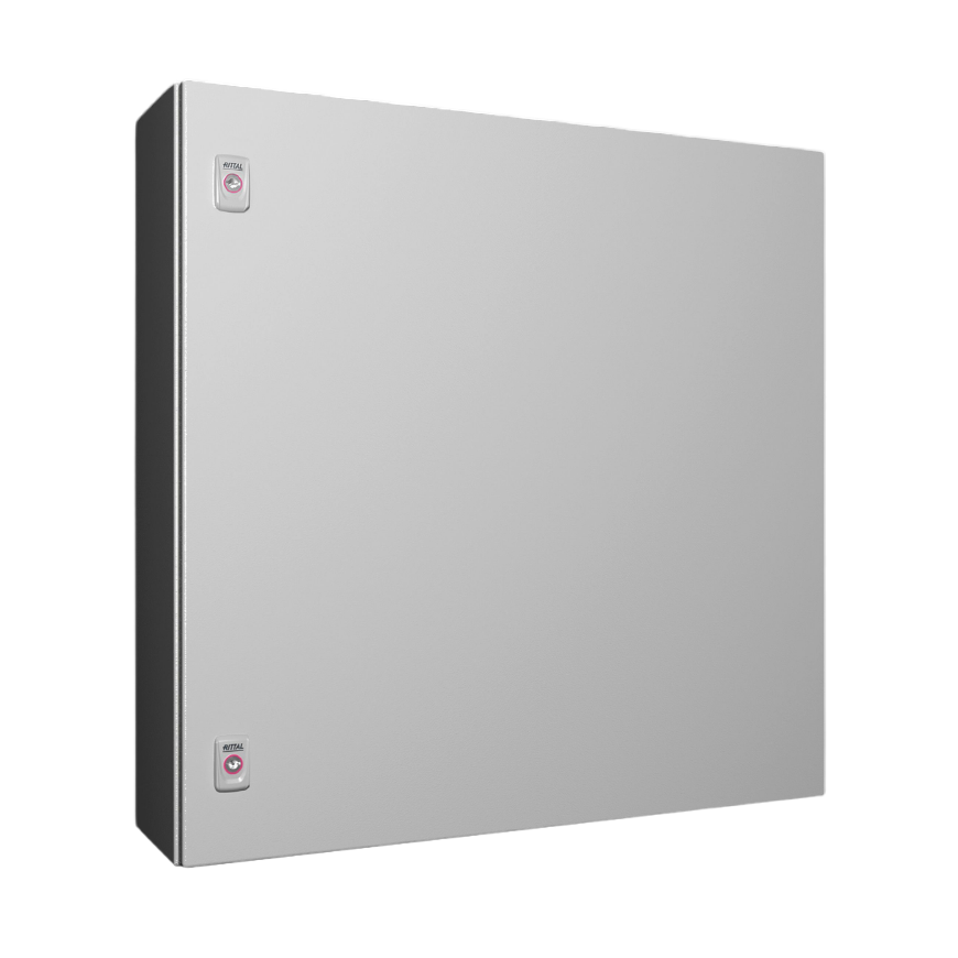 Rittal AX 1077.000 Wall-Mounted AX Basic Enclosure AX, Carbon Steel, 760 x 760