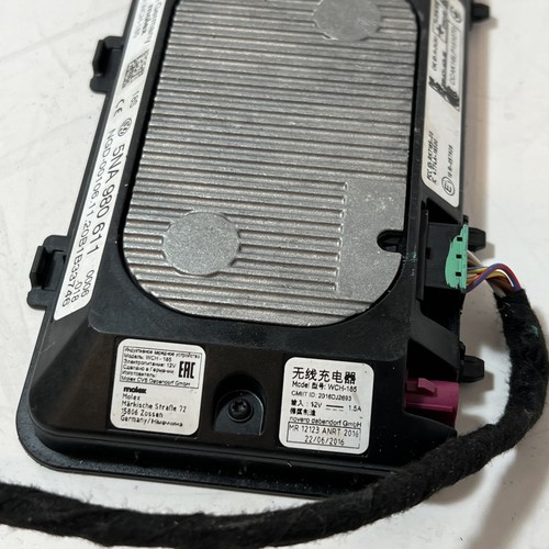 2021 VOLKSWAGEN TIGUAN SMARTPHONE WIRELESS CHARGING PLATE MODULE 5NA980611 OEM - Picture 7 of 8
