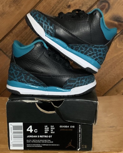 jordan retro 3 rio teal