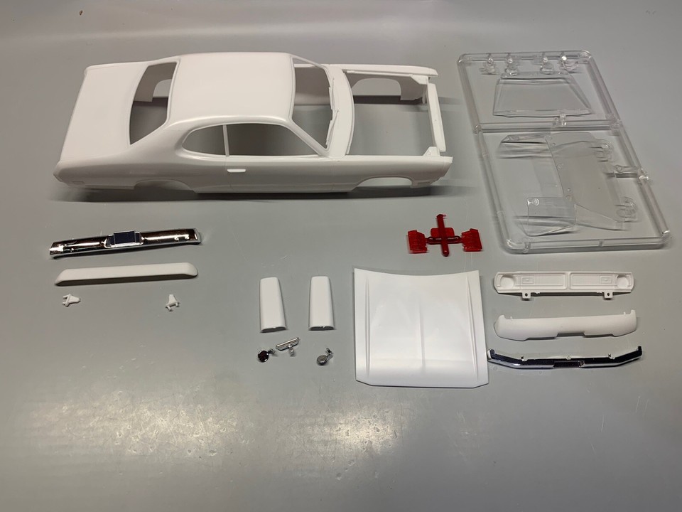 MPC 1/25 1971 Dodge Demon Body And Parts /Slot Car Hardbody/Junkyard ...