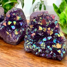 Aura Amethyst lila Galaxie stehender Cluster - kosmisches Dekor