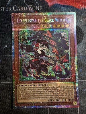 YuGiOh Diabellstar The Black Witch Starlight Rare Alt Art (Chibi)