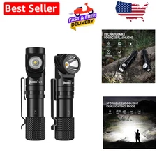 2000 Lumen Tactical Rechargeable Flashlight -  Waterproof with Magnetic Base