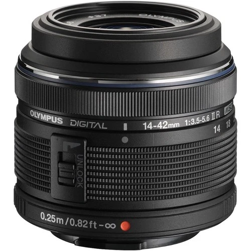 Olympus M.Zuiko 14-42mm F3.5-5.6 II Zoom Lens Aspherical For M4/3 Mount Black - Picture 1 of 10