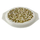 Vintage Pyrex Verde Olive Green Divided Dish TOP ONLY Replacement