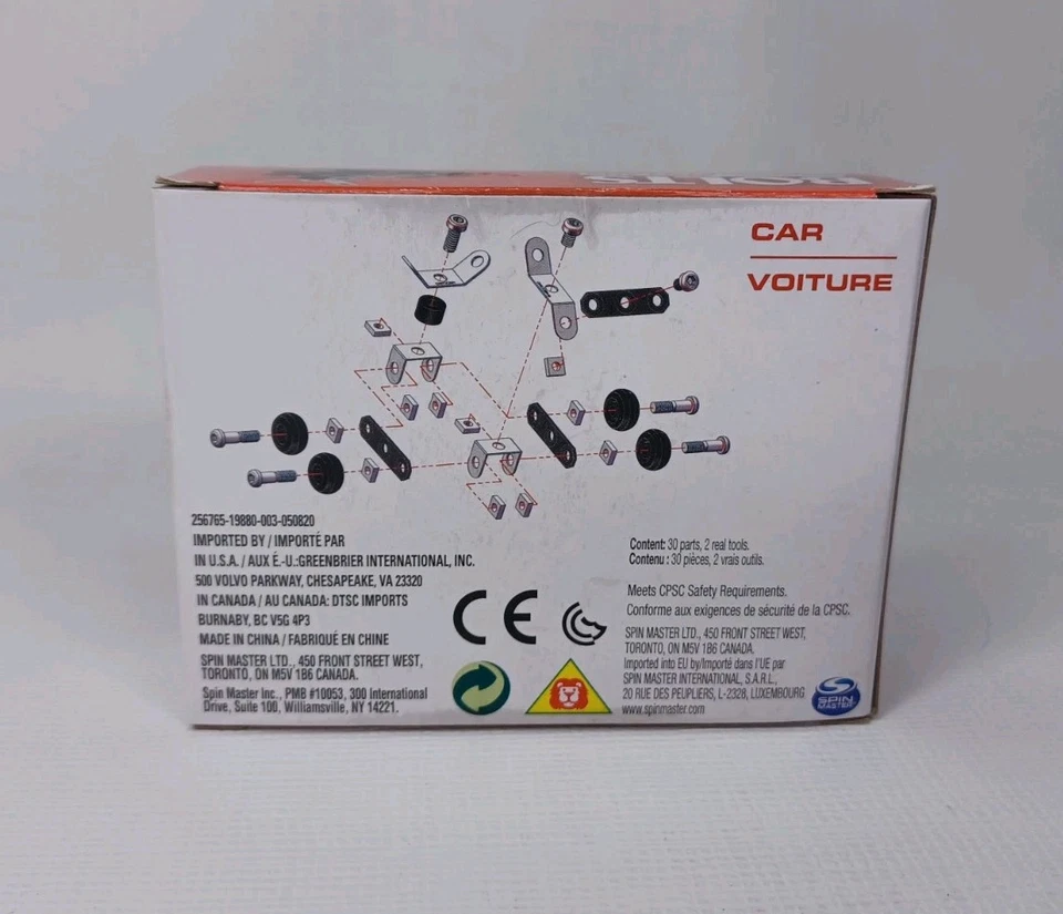 Meccano Bolts Car Building Set Toy SpinMaster New - Image 3 of 4