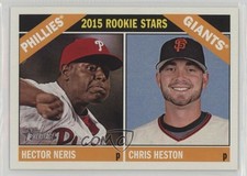 2015 Topps Heritage Rookie Stars Hector Neris Chris Heston #401 1i3m