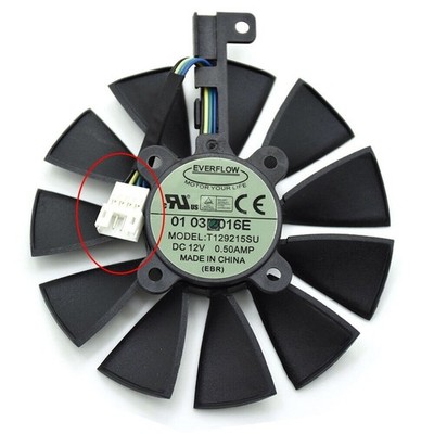 1pc RX570 RX580 GTX1070/GTX1080Ti  fan 12V 0.50A 87MM