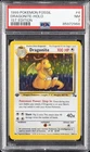1999 POKEMON FOSSIL 1ST EDITION #4 DRAGONITE-HOLO PSA 7