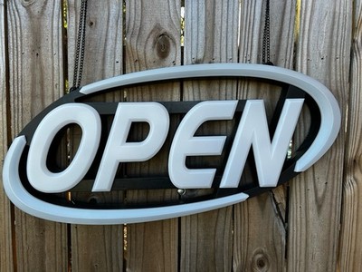 LED Open Sign NIOB Super-Bright Innovations GLI1050 32” x 15