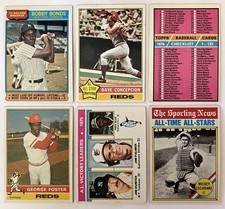 1976 Topps Baseball Card Lot 11 Different HOF & Stars Lot Thurman Munson 650
