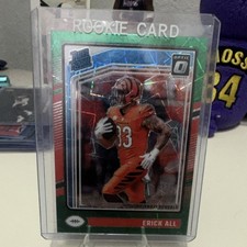 Panini 2024 Donruss Optic Rated Rookie Erick All Green #233 Cincinnati Bengals