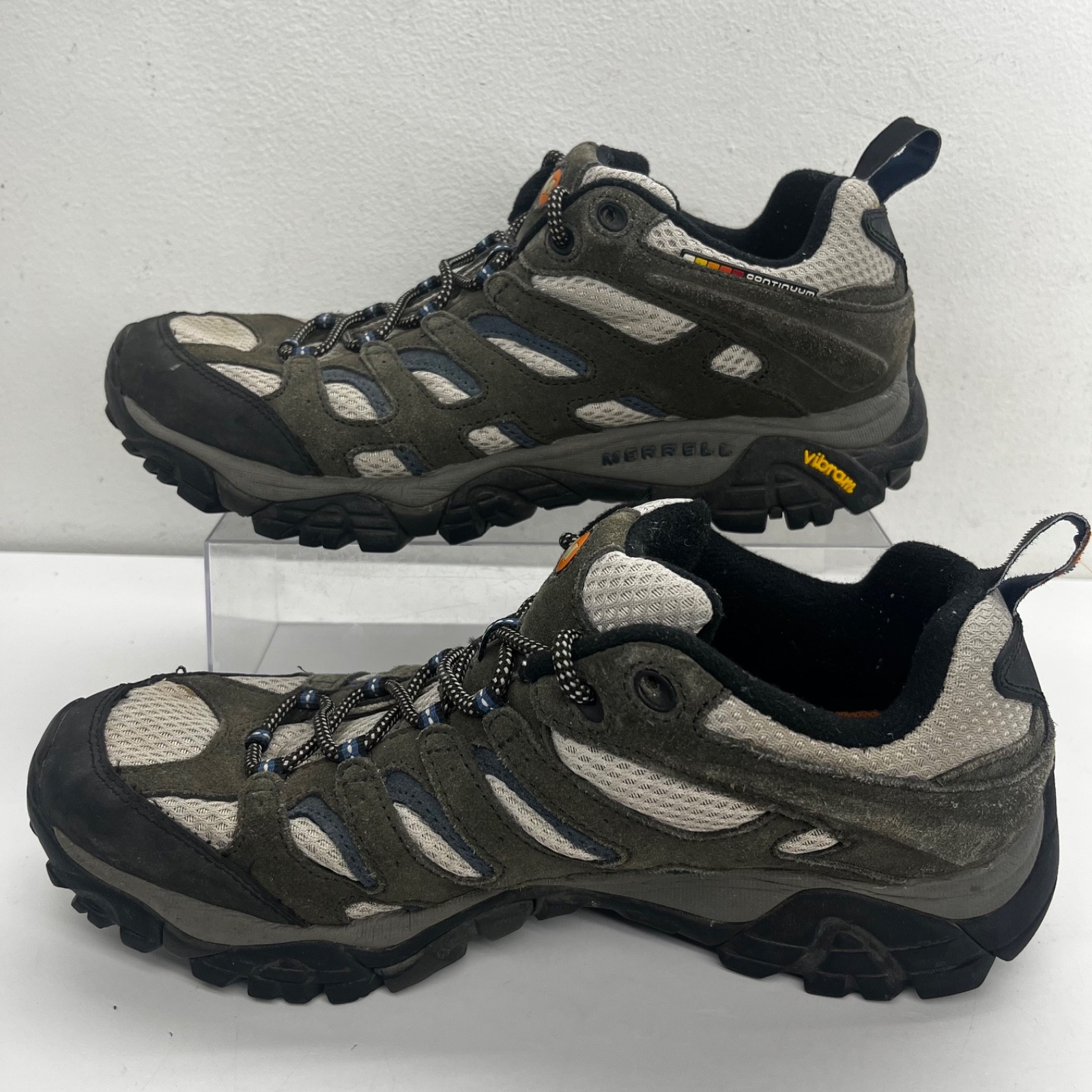 Merrell Moab Uomo Ventilatore Scarpe da Escursionismo Beluga Denim Marrone J87333 Taglia 9 5