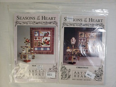 Two New Art To Heart Seasons Of The Heart Patterns Winter & Christmas