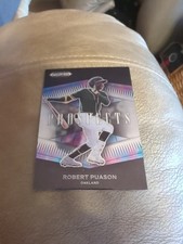 2021 Panini Prizm Draft Picks Robert Puason Prospects Card Oakland A's No. P-RP