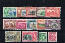 trinidad and tobago GVI l/mm set with shades cat £130