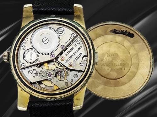 CITIZEN Chronometer 31 Jewels 100 Microns GF Eagle Medallion 1962 - Picture 6 of 7