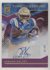 2020 Donruss Elite Turn of the Century Purple 45/49 Joshua Kelley Auto 9r9
