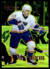 1995-96 Select Certified Mirror Gold Dale Hawerchuk St. Louis Blues #97