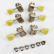Kluson Deluxe Series Locking Tuning Machine Set 3x3 - Nickel
