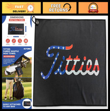 Funny Microfiber Golf Towel with Clip Holder - Premium Accessory for Golf Lovers