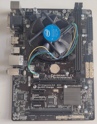 GIGABYTE GA-B85M-HD3, + Intel I5 4460 3,2Ghz