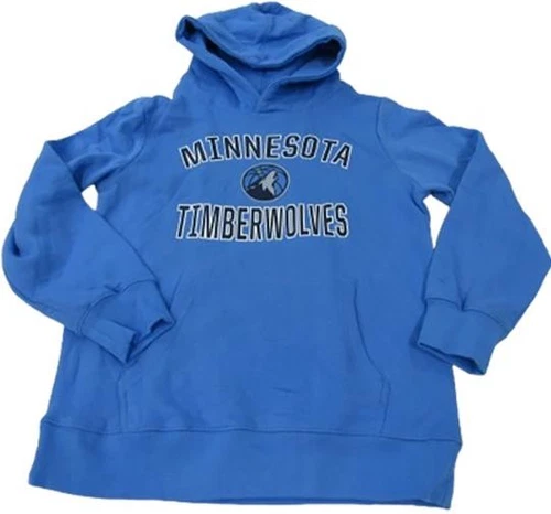 New Minnesota Timberwolves YOUTH Sizes M-XL Blue Hoodie