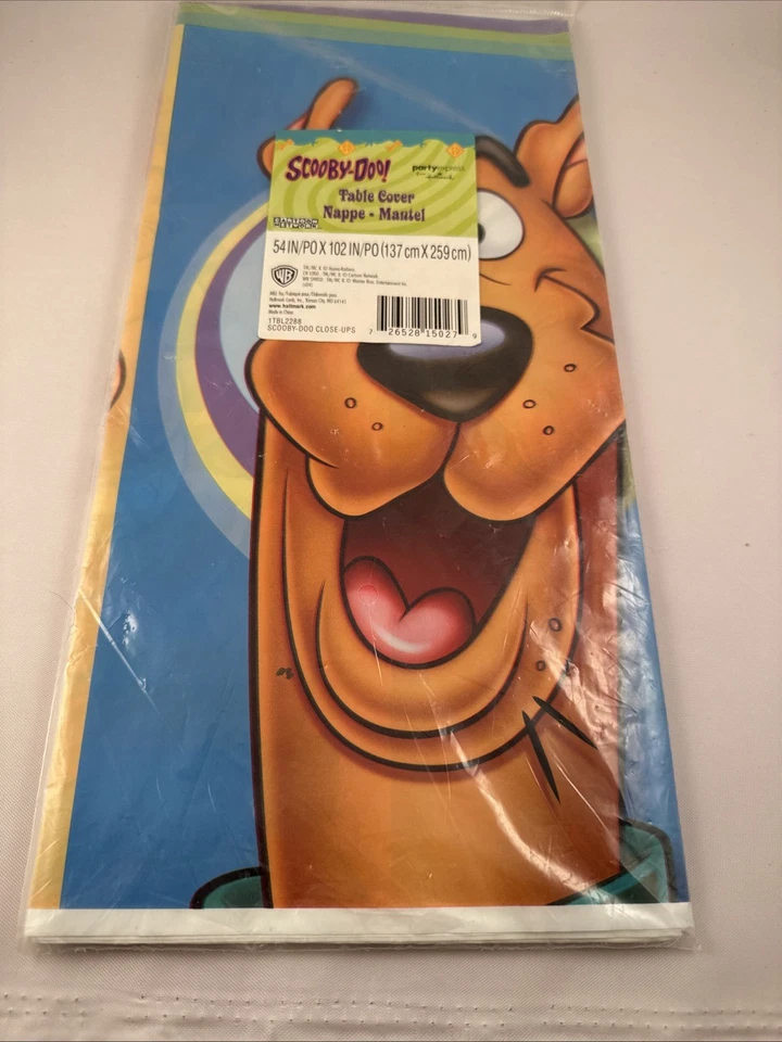 SCOOBY DOO 塑料桌套 54 英寸 x 102 全新 — 第 4/4 张图片