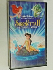 WALT DISNEY- (V1) - LA SIRENETTA II- VHS ANIMAZIONE ORIGINALE- videocassetta