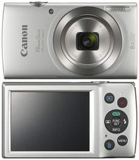 Canon Powershot ELPH 180 Digital Camera 8x Optical Zoom 720p HD Video Recording
