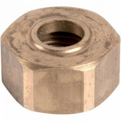 Thermador 374G1220 - Messingmutter 6-kant zum Anschrauben - F3/4'' - Ø12mm - 374G (10 Stück