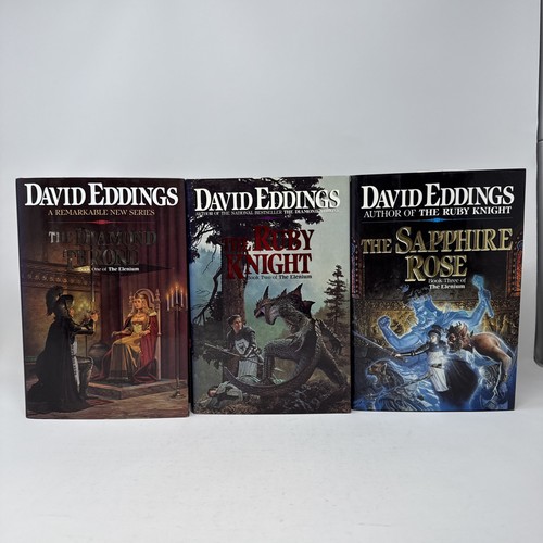 The Elenium Trilogy by David Eddings Books 1-3 1st/1st HC Diamond Sapphire Ruby