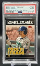 2010 Topps Pro Debut Mike Trout Baseball America Tools Of The Trade PSA 9 #TT27