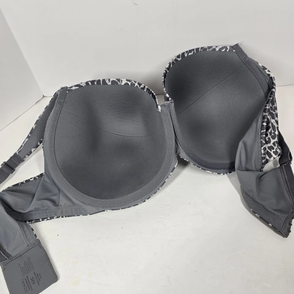 Soma Mujer 42G Gris Marrón Estampado Animal Impresionante Soporte Suave Sujetador Lote 2 Foto 4 de 4