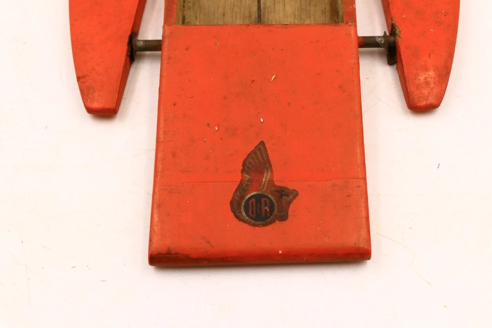 Vintage Nitro Balsa Boat (Partial) W/Propeller Rudder Possibly Control Line 16" - Image 3 of 4