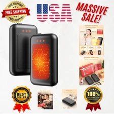 Rechargeable Portable Hand Warmer for Outdoor Activities - Instant Warmth 2 Pack