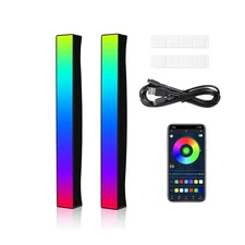 Battery Powered Rhythm Light Bar, RGB Sound Control Pickup Rhythm Lights, APP...