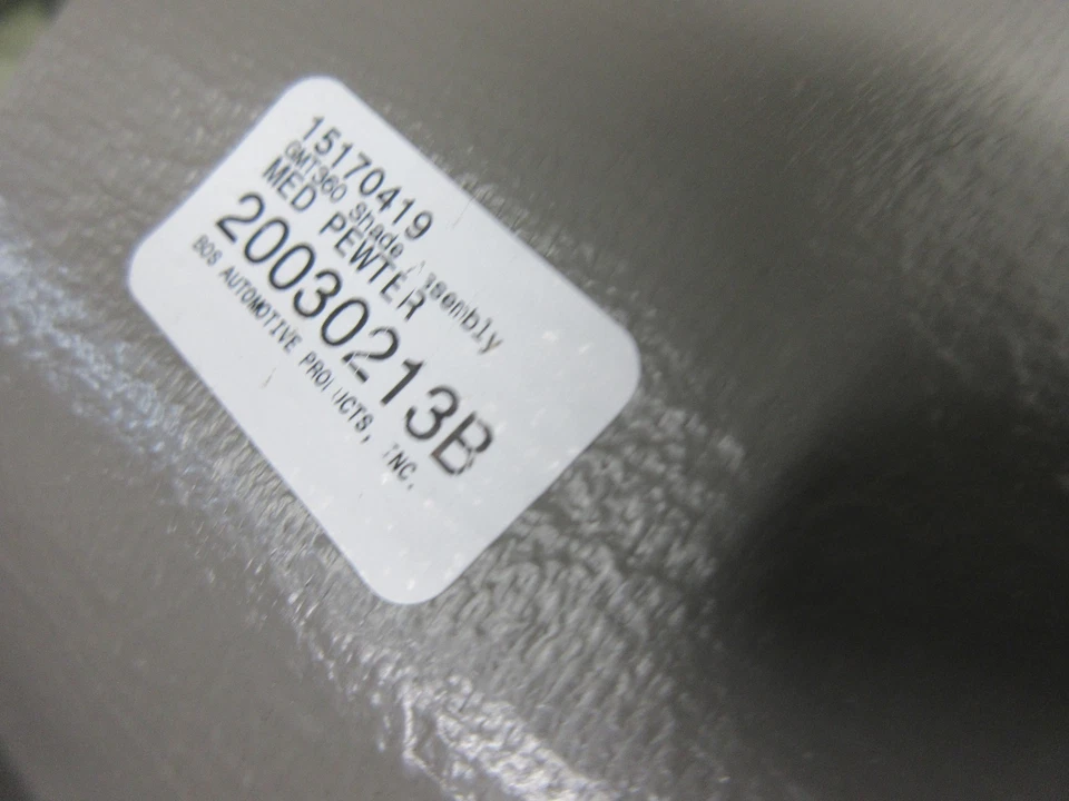 02-09 Chevy Trailblazer GMC Envoy Carga Parasol Privacidad Cubierta Mediana Peltre OE Foto 2 de 4