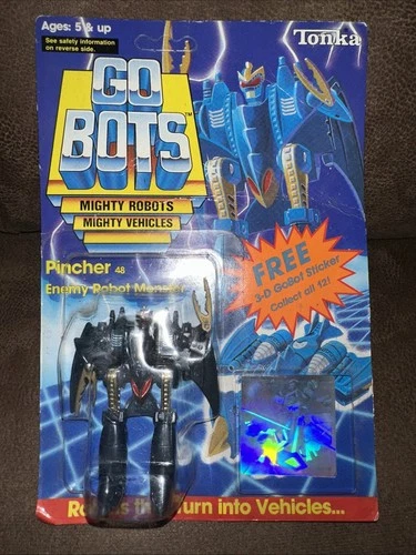 Vintage Tonka Gobots Mighty Vehicles Robots Pincher #48 Transformer Go Bots