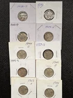 Mercury Dime Lot - 1.00 Face Value - 90% Silver- Unknown Grade #1183