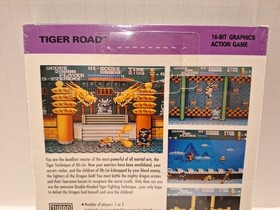 Tiger Road NEC Turbografx 16 Vintage 1990 Game New In Box Sealed Read See Pics