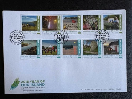 Isle Of Man 2018 First Day Cover Year Of Our Island Stamp Issues