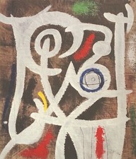 Joan Miro Frau Donna 1969 Chromolithographie 1987