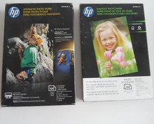 HP Advanced Glossy 4x6 Photo Paper ~ 100 Pack ~For Inkjets NEW & 50  semi gloss