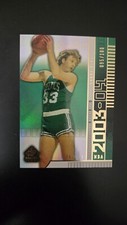2003-04 LARRY BIRD SP SIGNATURE EDITION GOLD PARALLEL #95/100! CARD #6! HOF!
