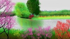 Landscape nature Custom Gaming Mat Desk