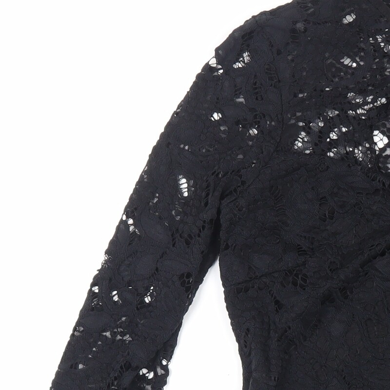 Jessica Wright Womens Black Polyester Basic Blous… - image 6