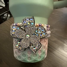 stanley tumbler accessories White Flower Bracelets