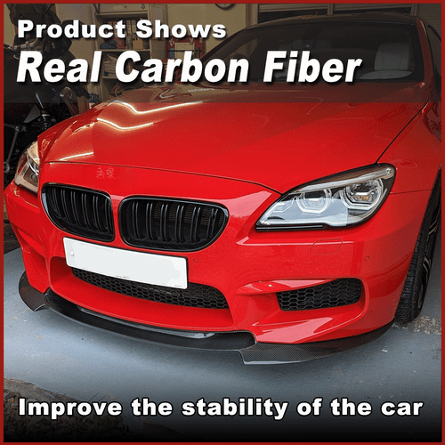 Fit For BMW 6 Series F06 F12 F13 M6 Real Carbon Fiber Front Bumper Lip Spoiler  - Bild 18 von 21